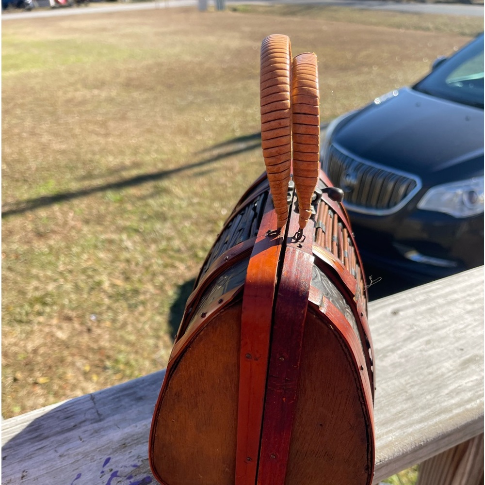 Vintage wooden purse